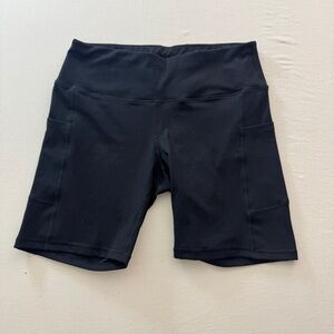 Women's Black Bike Shorts